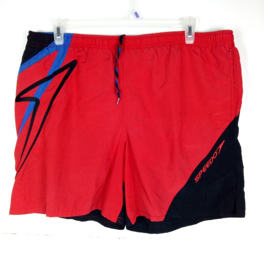 VTG SPEEDO Mesh Lined Swim Shorts Size Large